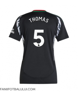 Arsenal Thomas Partey #5 Tricou Fotbal Replică 2024-25 Femei Deplasare